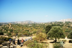 4_La valle dei Templi.....sulla destra la città di Agrigento