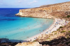 La spiaggia dei Conigli a settembre