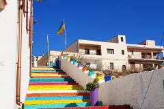 Scala colore....Lampedusa porto vecchio