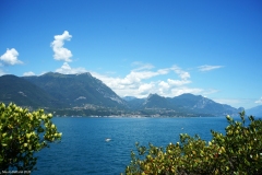 Vista privilegiata dall'isola del Garda