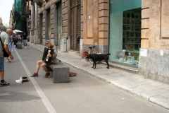 mi chiedo perchè.......ma non voglio giudicare....però povero cane.