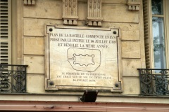 Plan de la Bastille