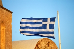 Greek flag.